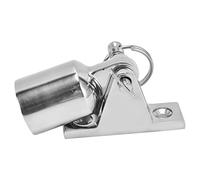 Rengue Bimini Top Fixations de Montage 316 Acier Inoxydable Charnière de | Résistant à L'eau Salée de qualité Marine, Acier Inoxydable 316 Lourd, Embout de Tuyau et Embout Coulissant Inclus, pour