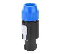 Rengue Connecteur Speakon 4 Broches étanche C-NL4FC pour Câble Audio (BLUE) | 30A RMS, Contacts en Cuivre é, Compatible Câble 6-15mm, Plage -30-80°C
