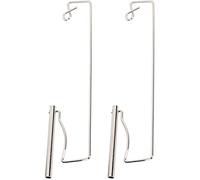Rengue Lot de 2 Supports de Bobine Simples pour Machine à Coudre Vintage | Alliage D'aluminium, Large compatibilité, Alimentation Fluide du Fil, Accessoire Essentiel, Facile à Assembler, Pour