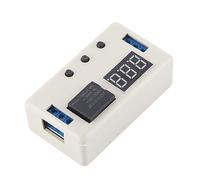 Rengue Module Relais Temporisé 12V Réglable Affichage LED Commande | Isolation par Optocoupleur, Protection Anti-inversion, Fonction Mémoire, Circuit imprimé de qualité Automate, Maintien du