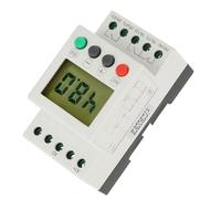 Rengue Relais de Protection de Tension monophasé, Moniteur AC/DC 24-48V | Modulaire sur Rail DIN, écran LCD, Déclenchement Réglable Surtension Sous-tension, 1 Contact CO et 1 NC, pour Moteur Pompe