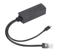 Rengue Répartiteur d'alimentation POE 48 V à 5 V Micro USB IEEE 802.3af/at pour Tablette avec Sortie 12 W 2,4 A Distance de Transmission de 100 M