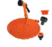Rengzun Extensible Rétractable Tuyau d'arrosage 7.5m-45m 7 Fonctions Pistolet Tuyau d'eau Flexible Tuyau d'arrosage pour Irrigation, Jardinage et Nettoyage