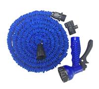 Rengzun Extensible Rétractable Tuyau d'arrosage 7.5m-45m 7 Fonctions Pistolet Tuyau d'eau Flexible Tuyau d'arrosage pour Irrigation, Jardinage et Nettoyage