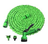 Rengzun Extensible Tuyau d'arrosage à 7 Fonctions Multifonctionnel Flexible 7.5m-45m Tuyau d'eau pour Irrigation, Jardinage et Nettoyage