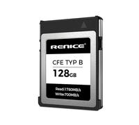 RENICE Carte mémoire CFexpress Type B 128 Go, PCIe 3.0 TLC Flash, Jusqu'à 1780 Mo/s en Lecture