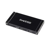 RENICE Professional Prores PSSD 2To, USB3.2 Gen2x2 Ultra Compact Disque Dur Externe pour iPhone 15-16 Pro/Max/Mac/Android Créateurs de Contenu Cinématographique, Jusqu'à 2000 Mo/s, Deux Ports USBC