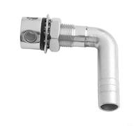 Reniflard de réservoir de carburant en acier inoxydable pour bateaux 316 - Finition résistante à la ventilation avec joint d'étanchéité traversant la coque (1 pièce)