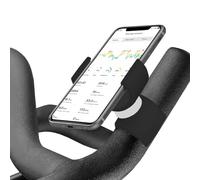 Renimove Support Telephone Velo Appartement Home Trainer Tapis de Course Compatible avec Les Smartphones jusqu'a 7,5" d'ecran Fixation sécurisée et Stable Rotation a 360° (Noir)