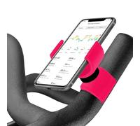 Renimove Support Telephone Velo Appartement Home Trainer Tapis de Course Compatible avec Les Smartphones jusqu'a 7,5" d'ecran Fixation sécurisée et Stable Rotation a 360° (Rose)