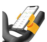 Renimove Support Telephone Velo Appartement Home Trainer Tapis de Course Compatible avec Les Smartphones jusqu'a 7,5" d'ecran Fixation sécurisée et Stable Rotation a 360° (Jaune)
