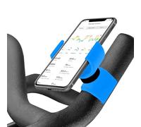 Renimove Support Telephone Velo Appartement Home Trainer Tapis de Course Compatible avec Les Smartphones jusqu'a 7,5" d'ecran Fixation sécurisée et Stable Rotation a 360° (Bleu)