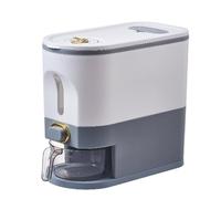 Rénit De Distributeur De Riz - Dispensateur De Riz Scelable | Grand Conteneur De Stockage De Grains Avec Tasse Et Pointeur De Temps À Mesurer | Seau D'organisateur De Céréales Ménagères Étanche Pour L