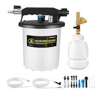 Reniteco Kit de purge de frein à vide de 3 L - Pompe de purge de liquide de frein pour une personne avec extracteur de liquide de frein de 3 L et flacon de remplissage de 1 l