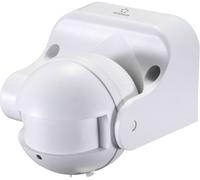 Renkforce 1362991 montage apparent (en saillie), en façade, mural Détecteur de mouvements HF 180 ° relais blanc IP44