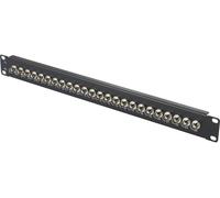 Renkforce 24 ports Panneau de brassage BNC 483 mm (19) 1 UH équipé