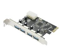 Renkforce 4 ports Carte contrôleur USB 3.0 USB-A PCIe