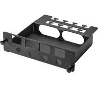 Renkforce 4 ports Panneau de brassage 4 Port RJ45 Keystone + 4 Port SMA Koaxial Frame noir RF-4746634