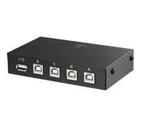 Renkforce 4 ports Switch USB 2.0 noir