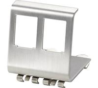 Renkforce adaptateur pour rail DIN 2x blanc, acier inoxydable