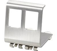 Renkforce adaptateur pour rail DIN 2x blanc, acier inoxydable