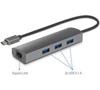 Renkforce Adaptateur réseau / hub USB-C 1 Go/s – USB 3.2 (Gen 2), LAN 10/100/1000 Mbps
