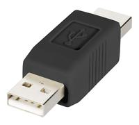 Renkforce - Adaptateur Usb 2.0 Rf-usba-02 - [1x Usb 2.0 Type à Mâle - 1x Usb 2.0 Type à Mâle] - Noir Contacts Dorés Y306091
