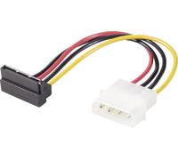 Renkforce alimentation Adaptateur [1x Alimentation IDE mâle 4 pôles - 1x Alimentation SATA femelle 15 pôles] 0.15 m noir, rouge