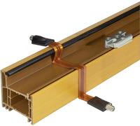 Renkforce antenne, SAT Câble de raccordement [1x F femelle - 1x F femelle] 30.00 cm passe-fenêtre cuivre