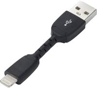 Renkforce Apple iPad/iPhone/iPod Câble de raccordement [1x USB 2.0 type A mâle - 1x Dock mâle Lightning] 0.05 m noir