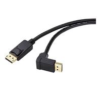 Câble de raccordement Renkforce DisplayPort Fiche mâle DisplayPort, Fiche mâle DisplayPort 1.50 m noir SP-9163732 contacts dorés