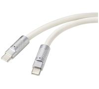 Renkforce Câble USB-C USB 2.0 USB-C® mâle, USB-C® mâle 0.50 m blanc RF-6056874