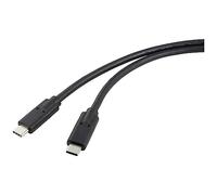 Renkforce Câble USB4 USB-C mâle–USB-C mâle RF-5241746 1 m noir blindage double