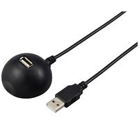 Renkforce Câble USB USB 2.0 USB-A mâle 1.5 m noir blindage par tresse RF-5720418