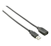 Renkforce Câble USB USB 2.0 USB-A mâle, USB-A femelle 10.00 m noir contacts