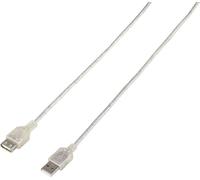 Renkforce Câble USB USB 2.0 USB-A mâle, USB-A femelle 3.00 m translucide RF-4538152