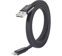 Renkforce Câble USB USB 2.0 USB-A mâle, USB-C® mâle 1.50 m noir avec enroulement magnétique RF-6872046