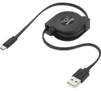 Câble USB USB 2.0 USB-A mâle, USB-Micro-B mâle 0.80 m noir RF-4352332