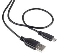 Renkforce Câble USB USB 2.0 USB-A mâle, USB-Micro-B mâle 1.00 m noir gaine ultra-douce RF-4032111