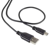 Renkforce Câble USB USB 2.0 USB-A mâle, USB-Mini-B mâle 1.00 m noir gaine ultra-douce RF-4080792