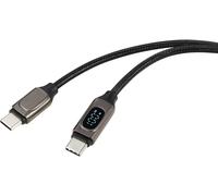 Renkforce Câble USB USB 2.0 USB-C® mâle, USB-C® mâle 2.00 m argent (métallisé) RF-6249498