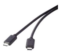 Renkforce Câble USB USB 3.2 Gen2x2 USB-C® mâle, USB-C® mâle 1.50 m noir