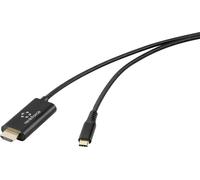Renkforce Câble USB USB-C® mâle 1.00 m noir RF-7116128