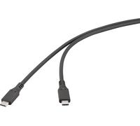Renkforce Câble USB USB4™ USB-C® mâle 1.00 m noir RF-6830438