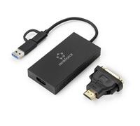 Renkforce Carte graphique externe RAM DDR3 USB-A, USB-C® (USB 3.2 Gen 1), HDMI™, DVI