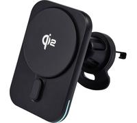 Renkforce Chargeur à induction pour voiture RF-Qi2WCar-01 RF-6662044 Sorties raccordement magnétique noir