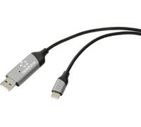 Renkforce Data Link Kabel USB 2.0 USB-C® mâle, USB-A mâle 2.00 m noir RF-7116126