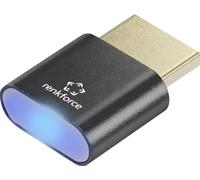 Renkforce Display Adapter, Virtual HDMI Emulator (EDID), 4K HDMI™ Extendeur DisplayPort fibre optique
