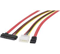 Renkforce disque dur Câble de raccordement [1x SATA femelle 7 pôles, Alimentation IDE mâle 4 pôles - 1x SATA femelle 7+15 pôles]