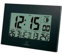 Renkforce E0311R Horloge murale sans fil 230 mm x 163 mm x 28 mm Noir